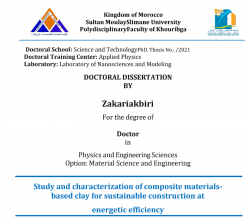 thèse:Study and characterization of composite materials- based clay