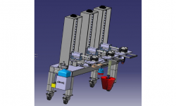 conception d'une machine  de nettoyage WC