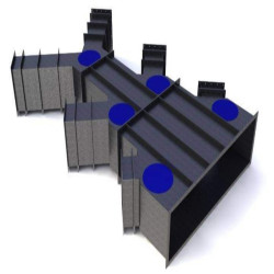 Conception d'une goulotte métallique