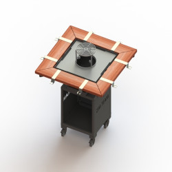 Conception d'un brasero barbecue