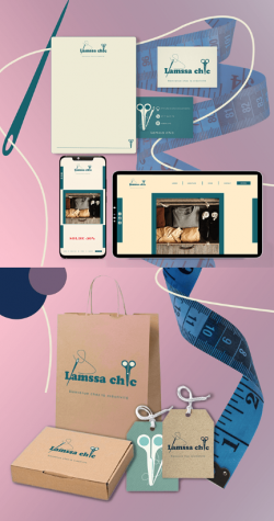 charte graphique pour une marque de vetement