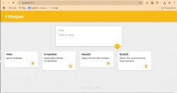 KeepApp : Application Web pour les notes
