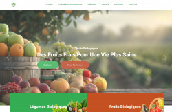 Site vitrine pour une entreprise d'agriculture