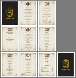 Menu BURRITOS - Conception Graphics