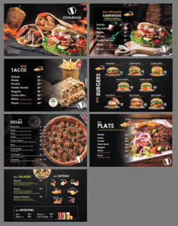 Menu O'kabab - Conception Graphics
