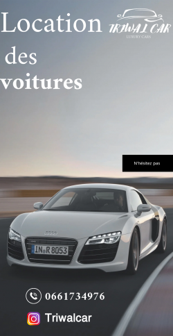 Affiche location voiture