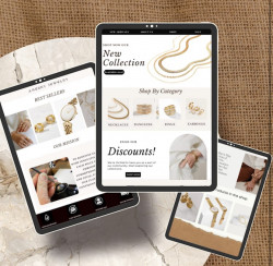 Création complète d’une boutique de bijoux en ligne