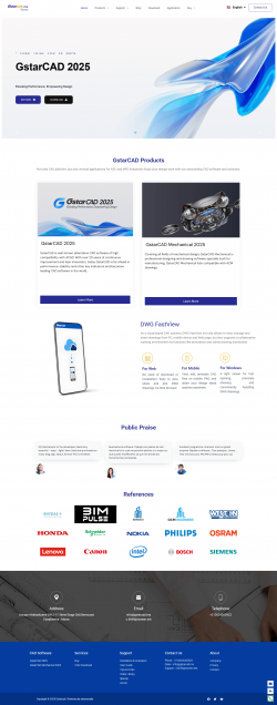 Gstarcad.ma — Site bilingue (FR/EN) revendeur officiel GstarCAD Maroc