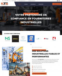 KTS Industrie — Site vitrine WordPress ultra-performant