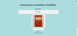 Classificateur d'état des livres d'occasion (IA)
