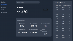 Prédicteur météorologique IA: prévisions en temps réel  (machine learning)