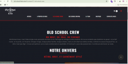 Rédaction SEO & Intégration e-commerce – Old School Crew