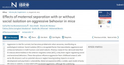 Article scientifique dans le domaine de la neuroscience