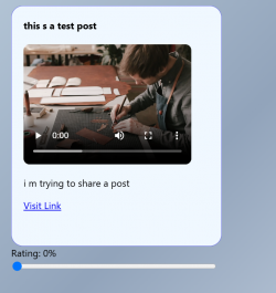 skill rating responsive web app