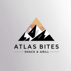 ATLAS BITES – Logo & Identité Visuelle (Snack & Grill)