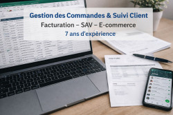 Gestion Administrative & Commerciale – Industrie & E-commerce (7 ans)