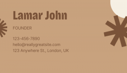 Design de Carte de Visite Minimaliste et Premium