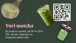 carte de visite café yuri